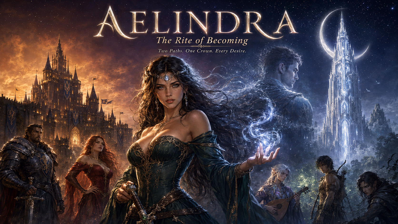 Aelindra The Rite of Becoming — free HTML adult game download