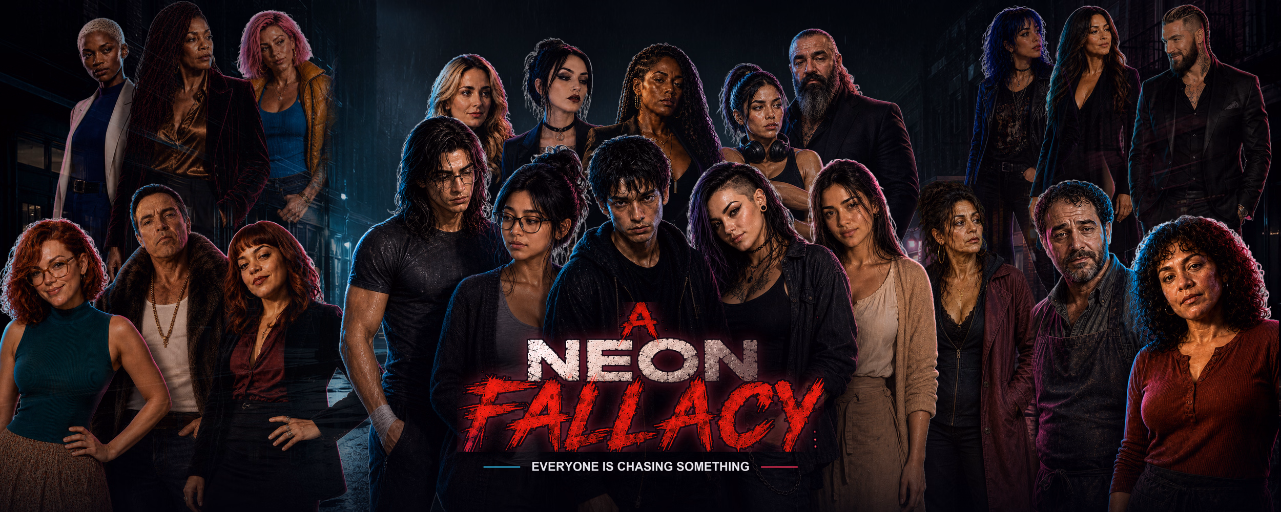 A Neon Fallacy — free Godot adult game download