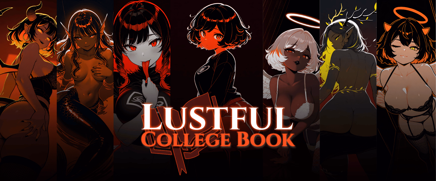 Lustful College Book — free Godot adult game download