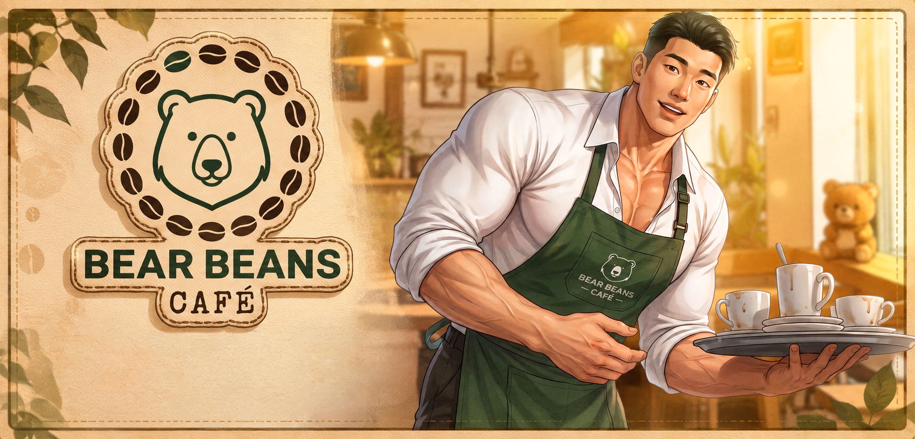 Bear Beans Café — free Ren'Py adult game download