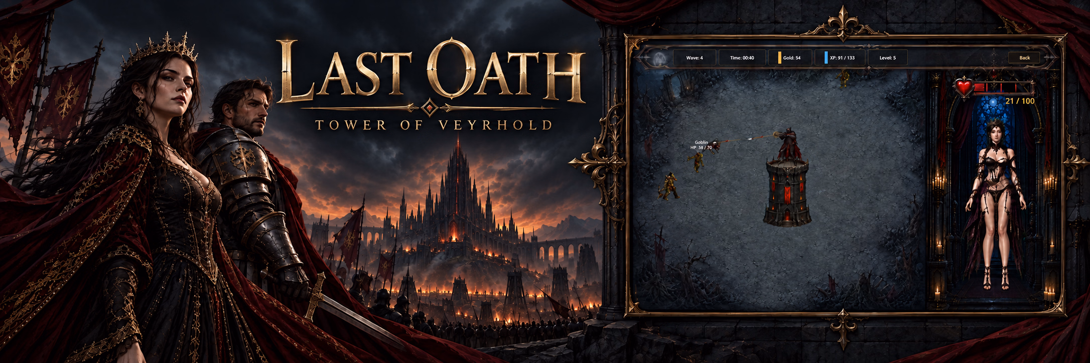 Last Oath: Tower of Veyrhold — free Godot adult game download