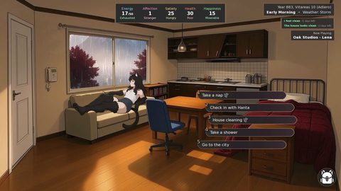 Caring for My New Cat...Femboy? screenshot 4