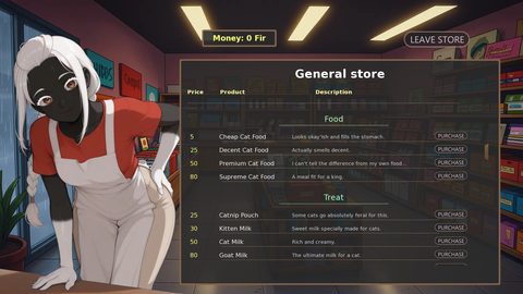 Caring for My New Cat...Femboy? screenshot 6