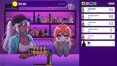 I Opened an Idle Bar So I Can GOON to HOT GIRLS screenshot 2