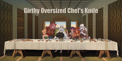 Girthy Oversized Chef's Knife