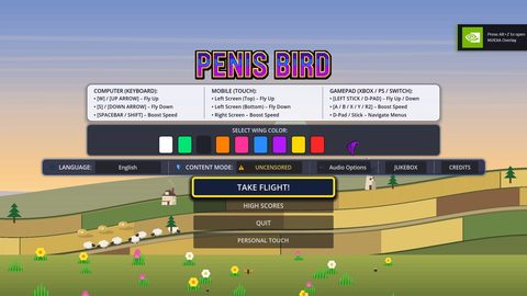Penis Bird screenshot 2