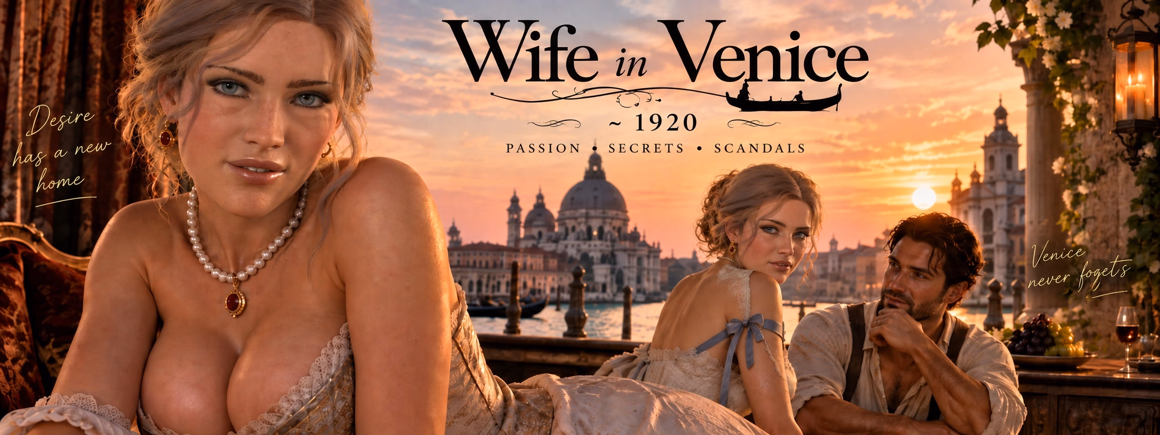 Wife in Venice — free Ren'Py adult game download