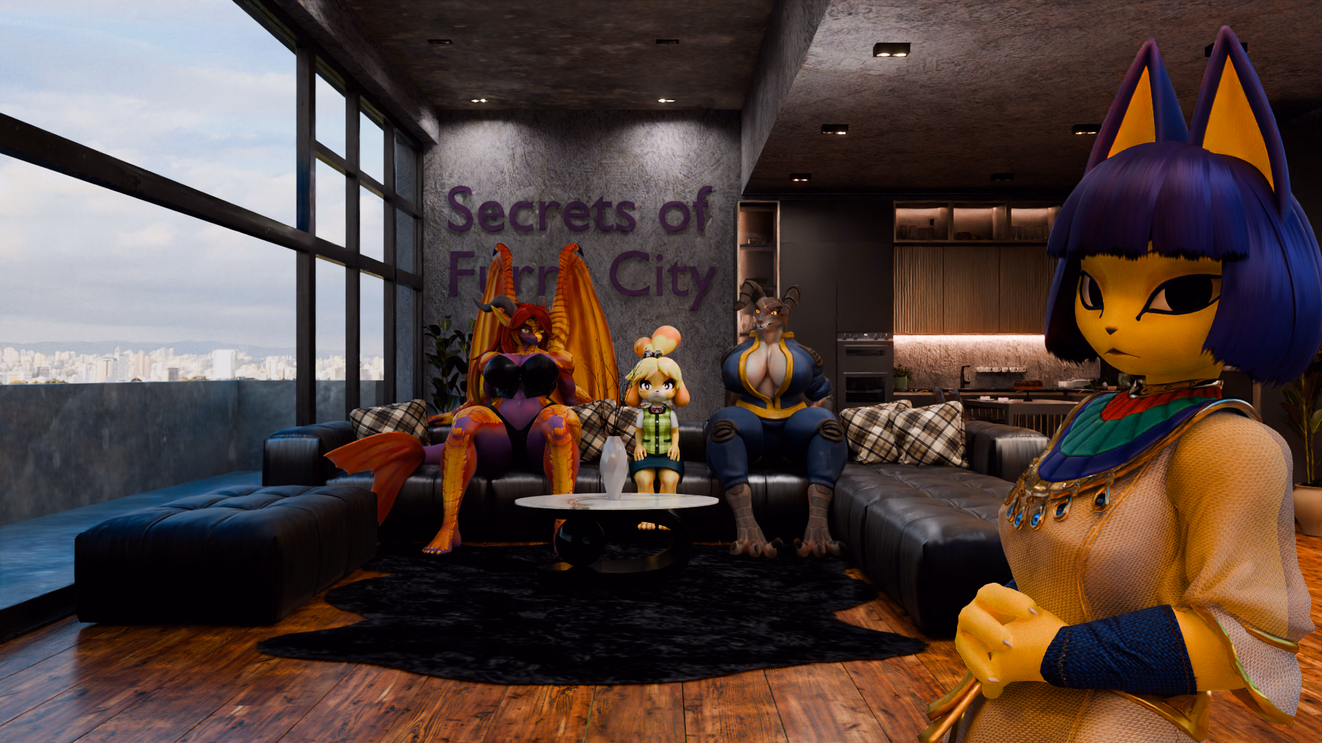Secrets of Furry City — free Ren'Py adult game download