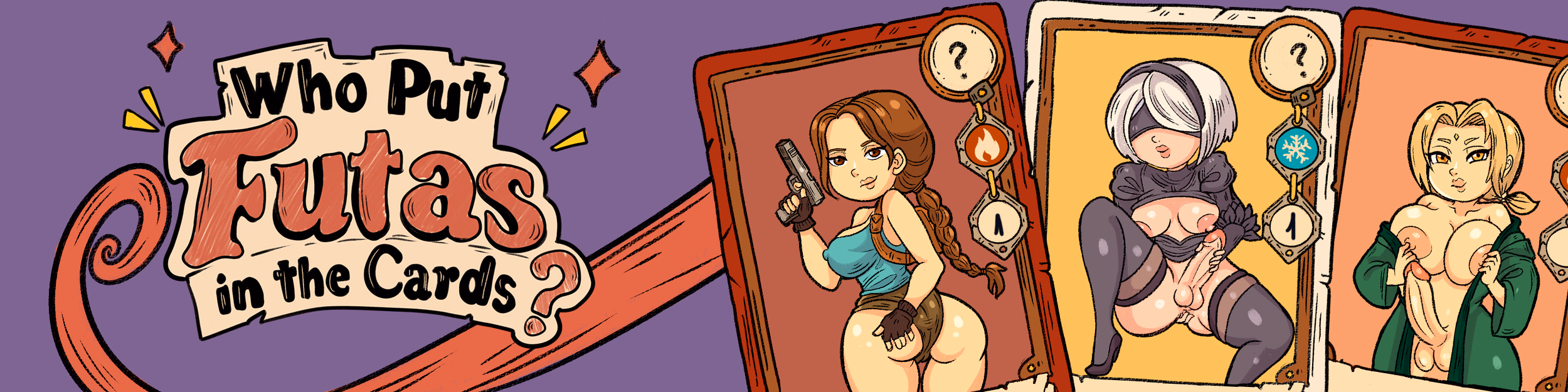 Who put Futas in the Cards — free Godot adult game download