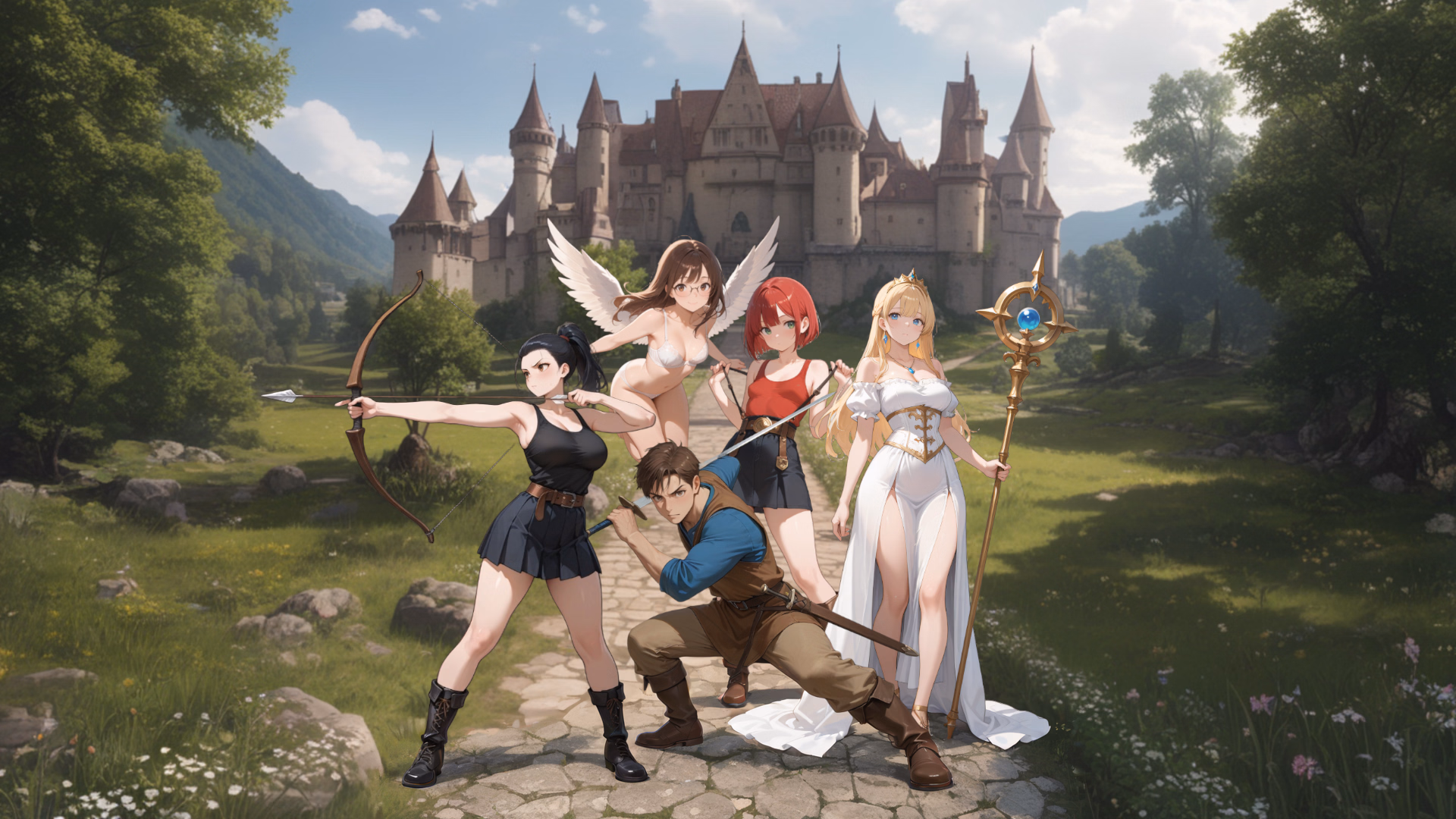 Kingdom of Aethelgard: The Elemental Stones — free Ren'Py adult game download