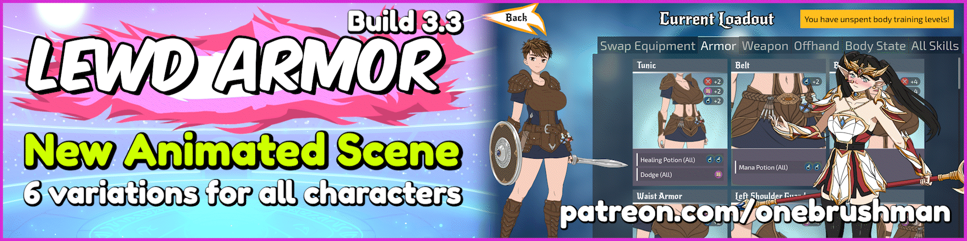 Lewd Armor — free Godot adult game download