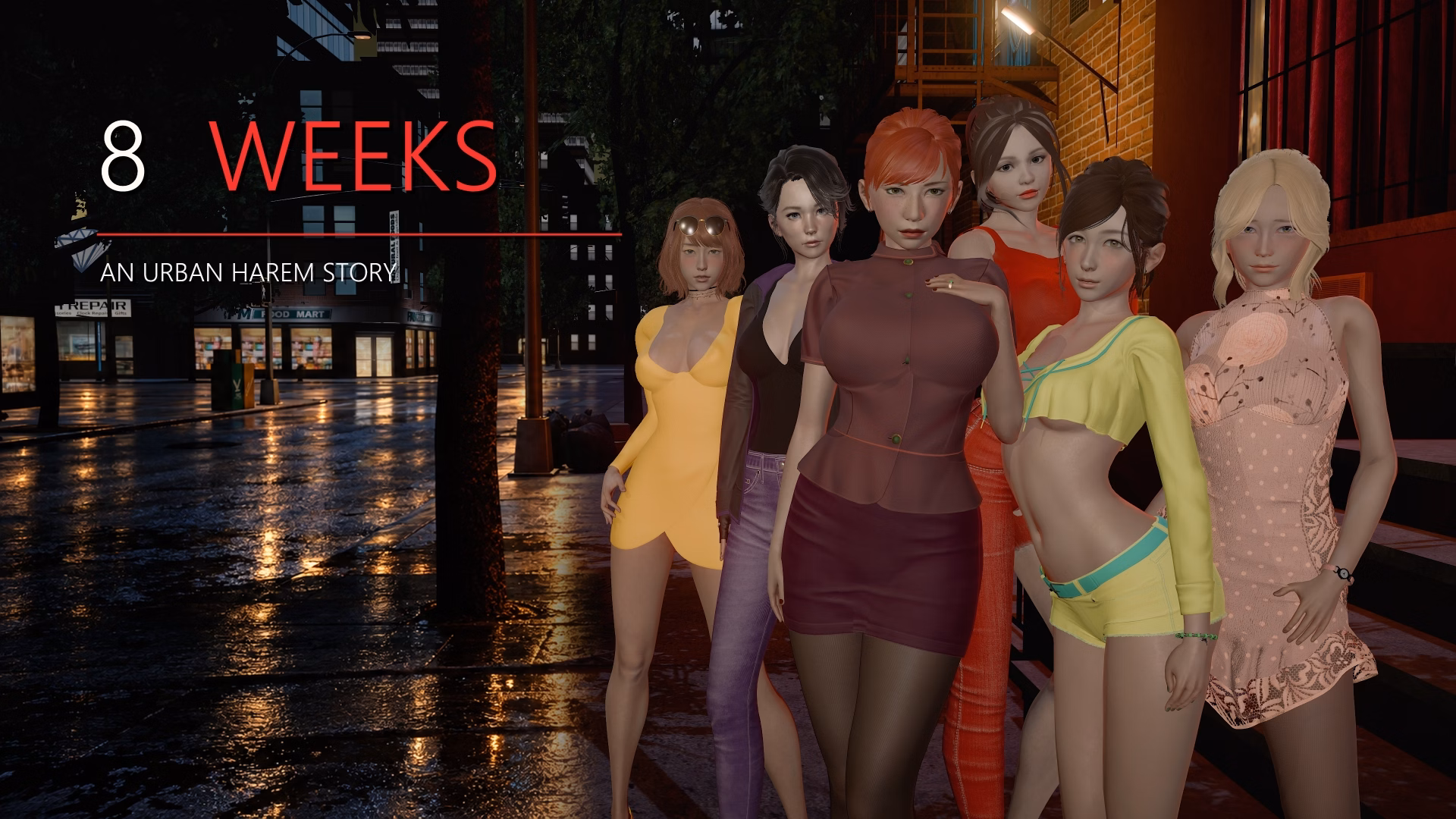 8 Weeks — free Ren'Py adult game download