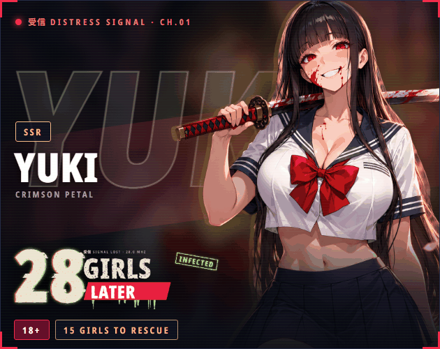 28 Girls Later — free Unity adult game download