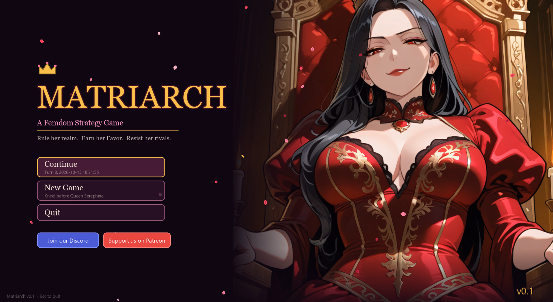 Matriarch — free Godot adult game download