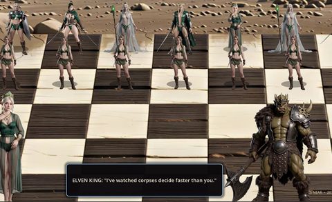 Kinky Chess: Orcs Edition screenshot 1
