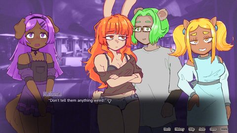 HOPELESS JUNCTION: cuppy dog barf girl and co. screenshot 2
