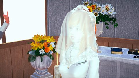 Help! I accidentally married a lesbian and now I need to consumate our relationship while my very religious mother watches screenshot 1