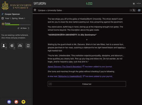HawkesWorth University screenshot 2