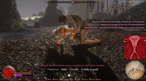 Princess Knight Weperito of the Setting Sun: The Cursed Mark of Lust that Allows Fertilization by the Sperm of Any Race screenshot 6