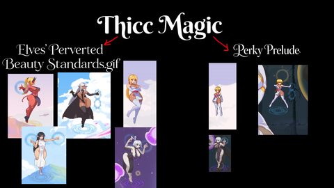 Thicc Magic Elves' Perverted Beauty Standards.gif screenshot 23