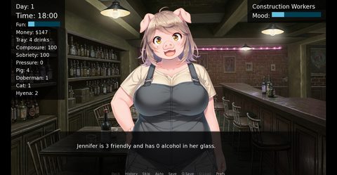 Furry Bar Game screenshot 2